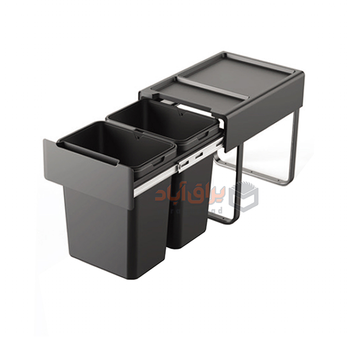سطل-2زباله-ریلی-داخل-کابینت-آرام-بند-ملونی9194