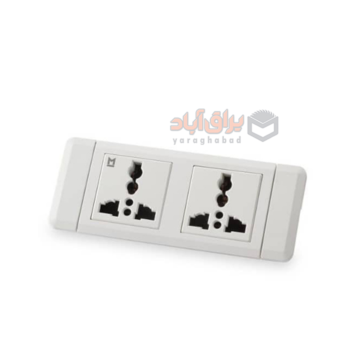 پریز-برق-یونیورسال-ملونی-مدل-10150سفید