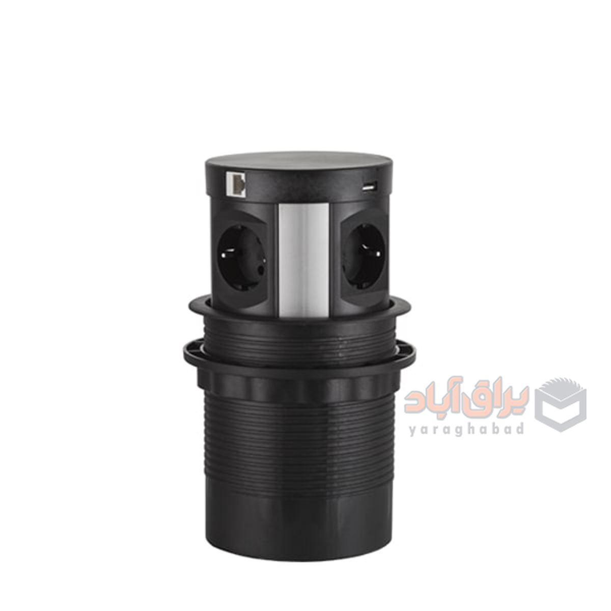 پریز-توکار-آسانسوری-مشکی-ملونی-مدل-10026