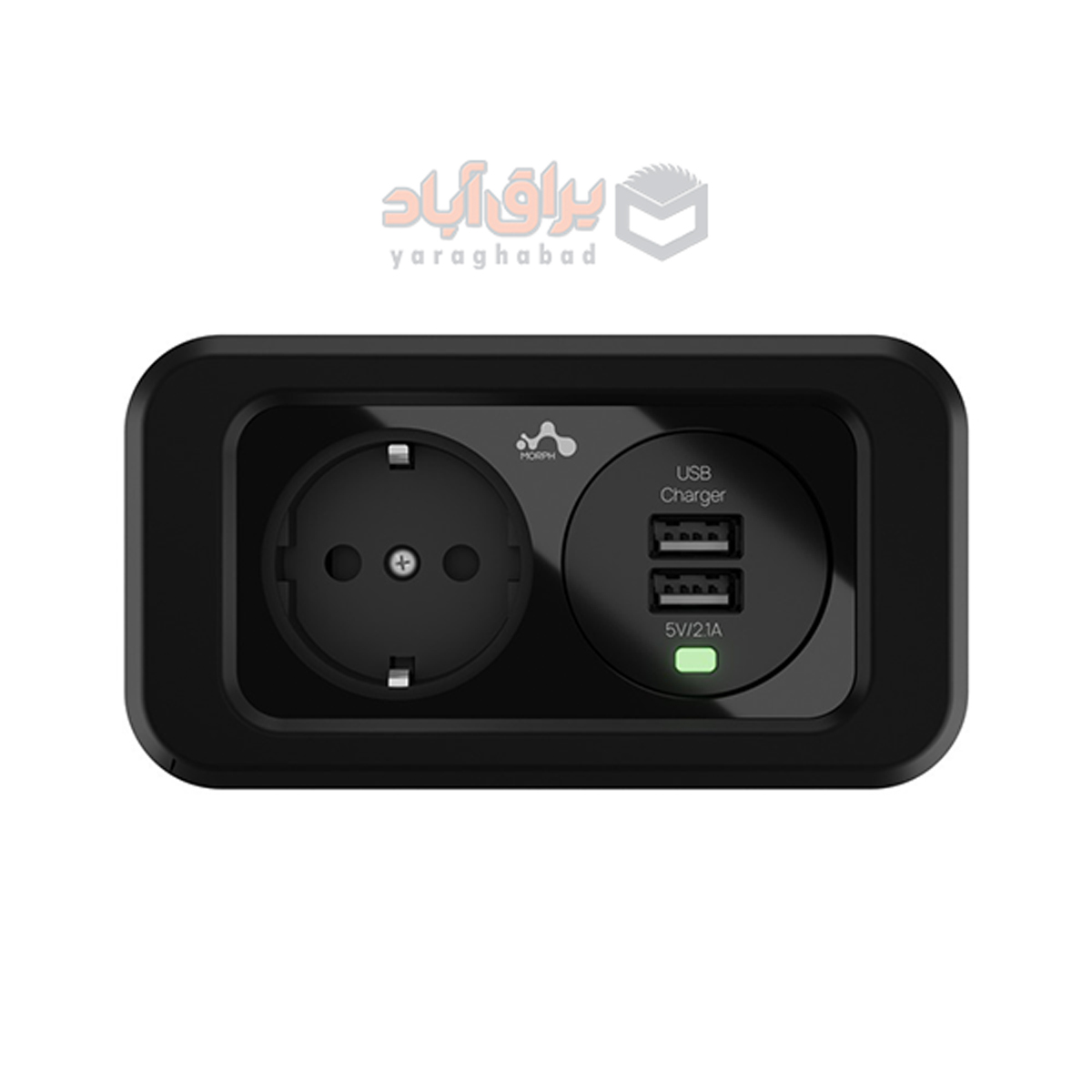 پریز-توکار-تویین-پلاس-مورف-دو-یواس-بی