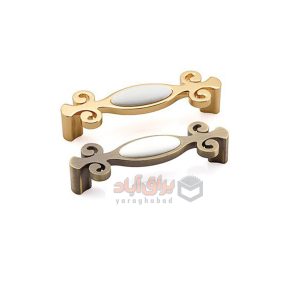 دستگیره سرامیکی دو پیچ ملونی کد 158